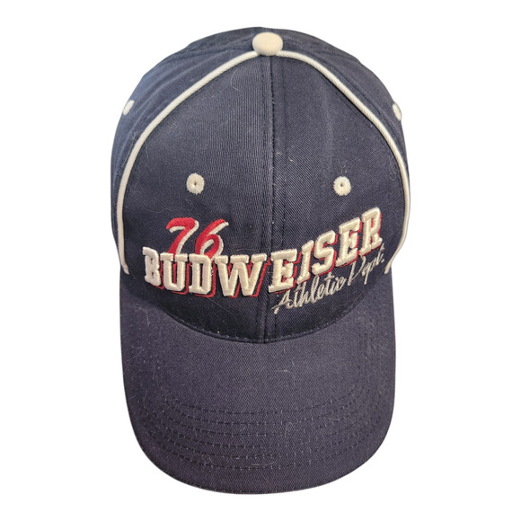 Budweiser Cap Blue‎ Adjustable Athletic Department 76 Official Product One Size - Picture 2 of 5